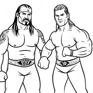 Pagina Para Colorir Dos Superstars Da Wwe Em Acao 21273-19630