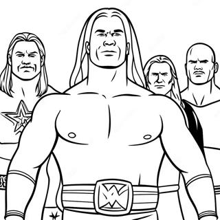 Pagina Para Colorir Dos Superstars Da Wwe Em Acao 21273-19632