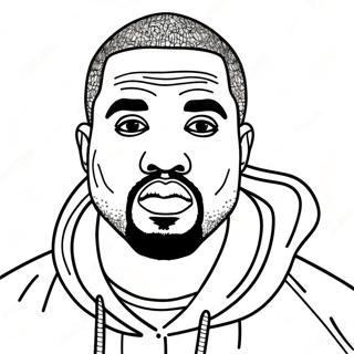 Pagina Para Colorir De Kanye West 21292-19644