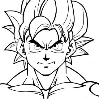 Goku Super Saiyajin Azul Páginas Para Colorir