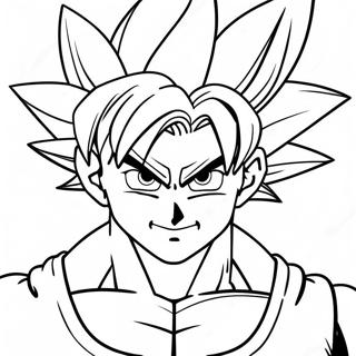 Pagina Para Colorir De Goku Super Saiyan Blue 21312-19659