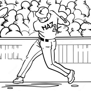 Pagina Para Colorir Do Bryce Harper Batendo Com O Bastao 21353-19696