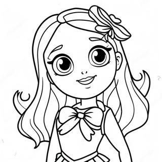 Pagina Para Colorir Da Bella Do Rainbow High 21502-19811