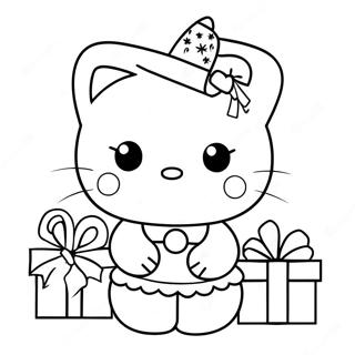 Pagina Para Colorir Da Hello Kitty No Natal 21522-19826