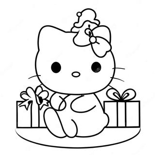 Pagina Para Colorir Da Hello Kitty No Natal 21522-19970