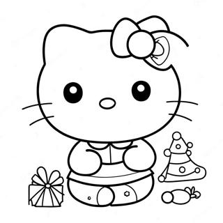 Pagina Para Colorir Da Hello Kitty No Natal 21522-19971