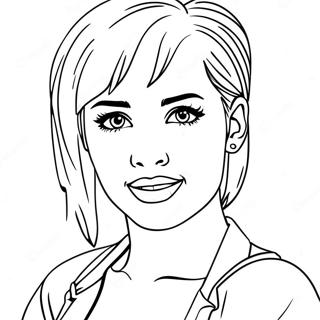 Pagina Para Colorir Da Miley Cyrus 21612-20041