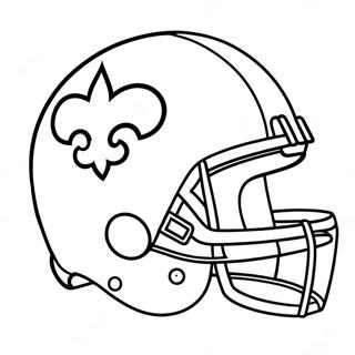 Pagina Para Colorir Logo Do New Orleans Saints 21832-20219