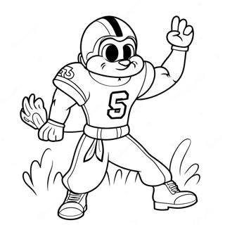 Pagina Para Colorir Mascote Do New Orleans Saints 21833-20223