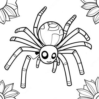 Aranha Do Minecraft Páginas Para Colorir