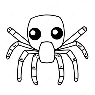 Pagina Para Colorir De Aranha Do Minecraft 21862-20243