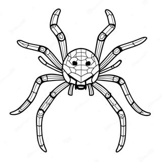 Pagina Para Colorir De Aranha Do Minecraft 21862-20244