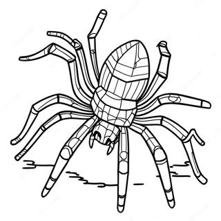 Pagina Para Colorir De Aranha Do Minecraft Assustadora 21863-20247