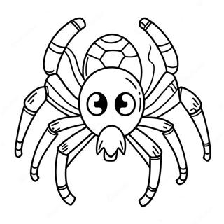 Pagina Para Colorir De Aranha Do Minecraft Assustadora 21863-20248