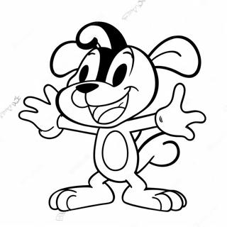 Yakko Warner Em Uma Posicao Engracada Pagina Para Colorir 21893-20271