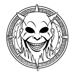 Pagina Para Colorir Do Logo Do Slipknot 21922-20290