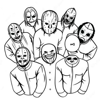 Pagina Para Colorir Dos Membros Da Banda Slipknot 21923-20294