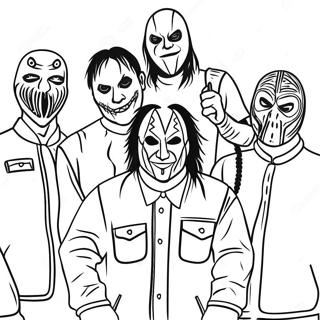 Pagina Para Colorir Dos Membros Da Banda Slipknot 21923-20296