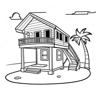 Pagina Para Colorir Casa De Praia 22083-20410