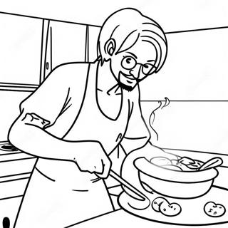 Sanji Cozinhando Refeicoes Deliciosas Pagina Para Colorir 22154-20472