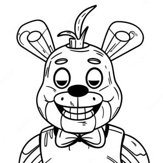 Springtrap Fnaf Assustador Pagina Para Colorir 22164-20478