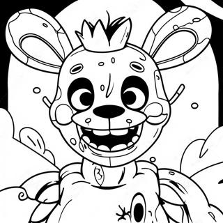 Springtrap Fnaf Assustador Pagina Para Colorir 22164-20479