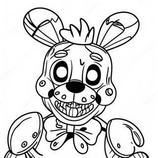 Springtrap Fnaf Assustador Pagina Para Colorir 22164-20480