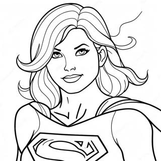 Supergirl Pagina Para Colorir 22173-20484