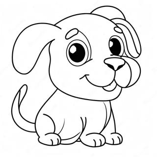 Pagina Para Colorir De Cachorro Engracado 22243-20537