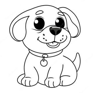 Pagina Para Colorir De Cachorro Engracado 22243-20538