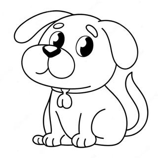 Pagina Para Colorir De Cachorro Engracado 22243-20539