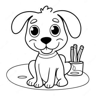 Pagina Para Colorir De Cachorro Engracado 22243-20540