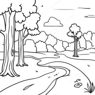 Pagina Para Colorir Da Paisagem Charmosa Do Alabama 22254-20550