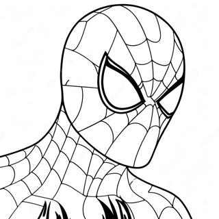 Pagina Para Colorir Do Rosto Do Homem Aranha 22263-20556