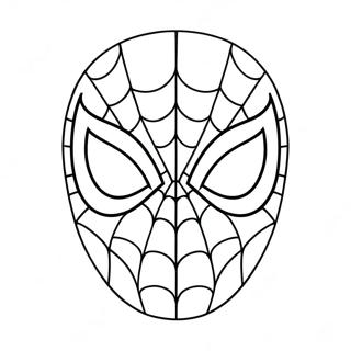 Pagina Para Colorir Da Mascara Do Homem Aranha 22264-20557