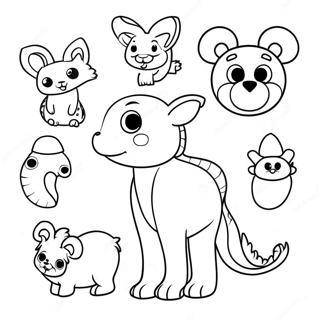 Animais Difíceis Páginas Para Colorir