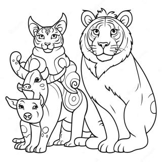 Pagina Para Colorir De Animais Dificeis 22273-20562