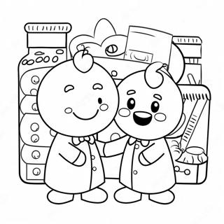 Pagina Para Colorir De Personagens Fofos Da Farmacia 22284-20574