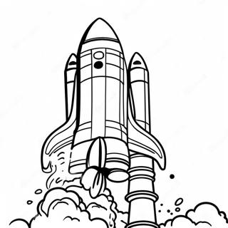 Pagina Para Colorir Do Lancamento Do Onibus Espacial No Ceu 22313-20594