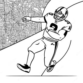 Pagina Para Colorir De Pose De Acao Do Christian Mccaffrey 22363-20636