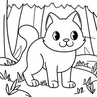 Pagina Para Colorir De Gato Guerreiro Realista Feroz Na Floresta 22404-20670