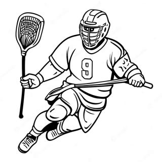 Lacrosse Páginas Para Colorir