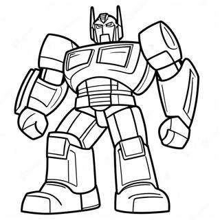 Pagina Para Colorir De Optimus Prime Rescue Bots 22494-20743