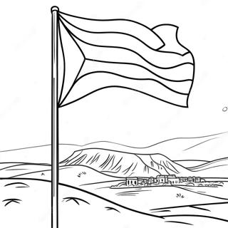 Pagina Para Colorir Da Bandeira Da Palestina 22623-20844