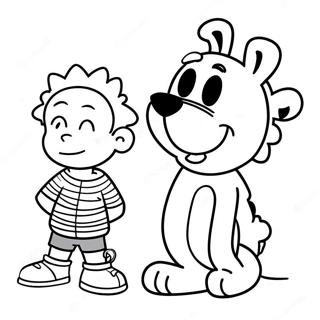 Pagina Para Colorir Do Calvin E Do Hobbes 22653-20866