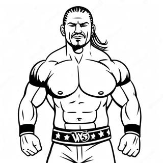 Pagina Para Colorir Do Lutador Da Wwe Em Acao 22664-20878