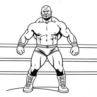 Pagina Para Colorir Do Lutador Da Wwe Em Acao 22664-20879