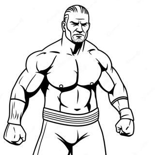 Pagina Para Colorir Do Lutador Da Wwe Em Acao 22664-20880