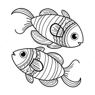 Pagina Para Colorir De Peixe De Peixes Fofo 22724-20925