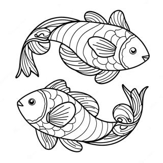 Pagina Para Colorir De Peixe De Peixes Fofo 22724-20928